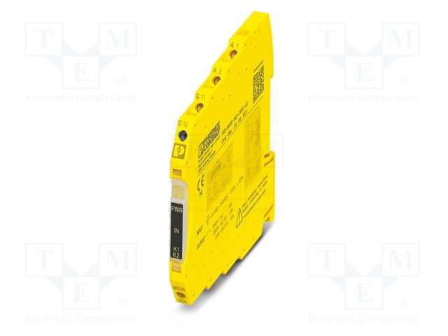 Safety Relay, 24 VDC, PSR-MS35 Series, DIN Rail, 6 A, Screw