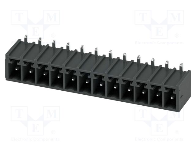 PCB headers, nominal cross section: 1.5 mm2, color: black, n