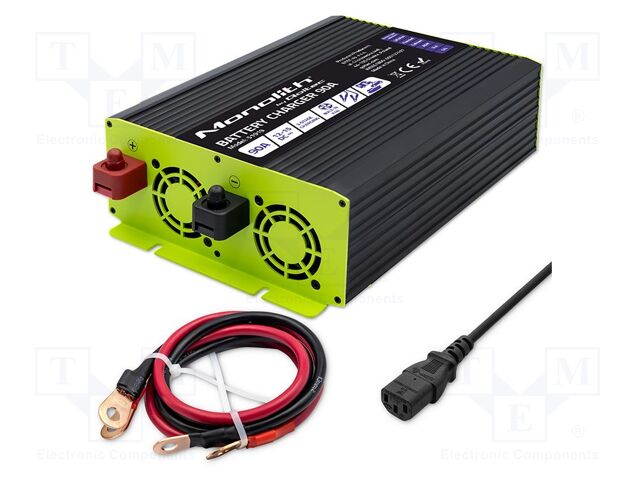 Charger: for rechargeable batteries; 90A; 12÷15VDC; 88%