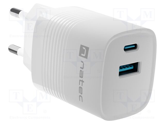 Power supply: switching; plug-in; 5÷12VDC; 3A; 30W; 82x39x33mm