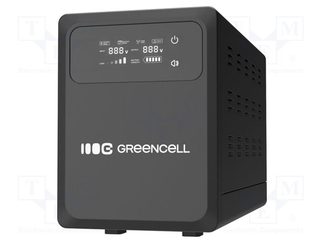 Power supply: UPS; 1kW; 1.5kVA; 230V; French x2,cables; Ubatt: 12V