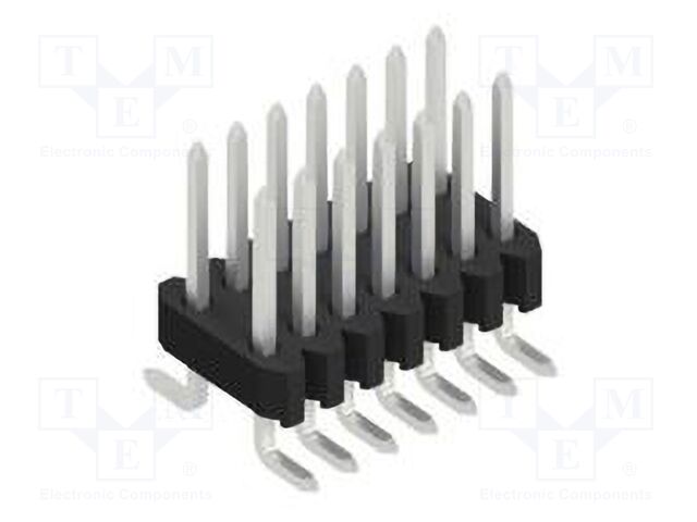 Connector: pin strips; pin header; male; PIN: 14; 1.27mm; SMT; 2x7