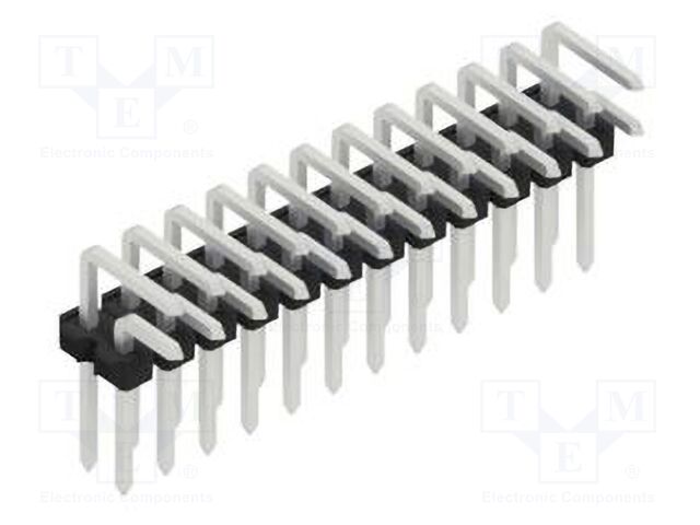 Connector: pin strips; pin header; male; PIN: 24; 2.54mm; THT; 2x12
