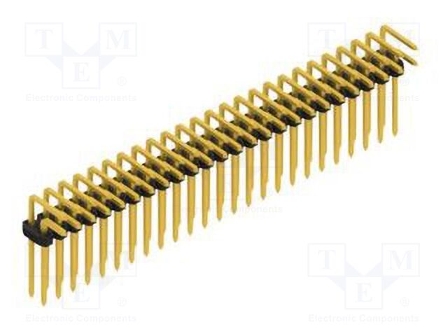 Connector: pin strips; pin header; male; PIN: 50; 2mm; THT; 2x25