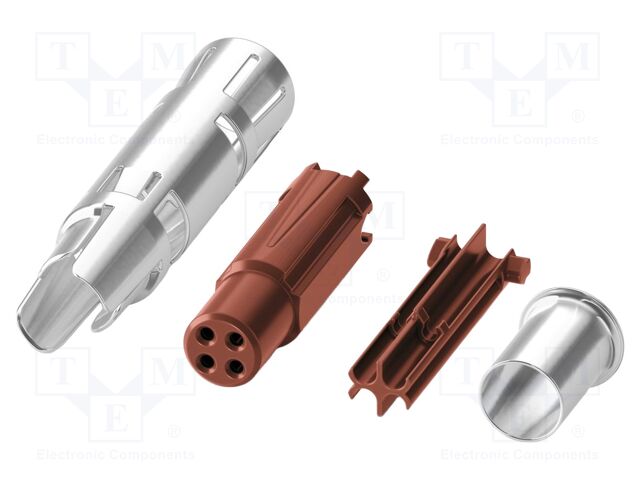 Connector: M23; contact insert; PIN: 6; SH