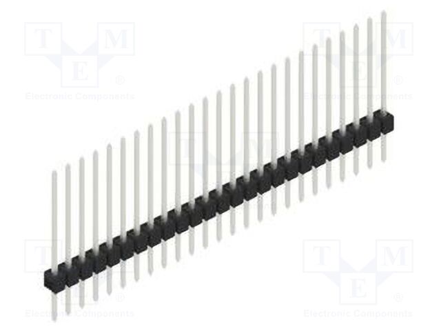 Connector: pin strips; pin header; male; PIN: 25; 2.54mm; THT; 1x25