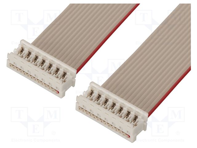 Ribbon cable with connectors