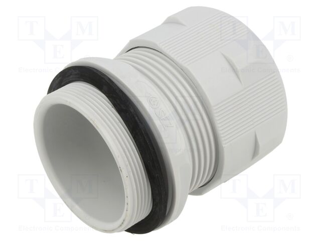 Cable gland; without nut; M50; 1.5; IP68; PA; grey