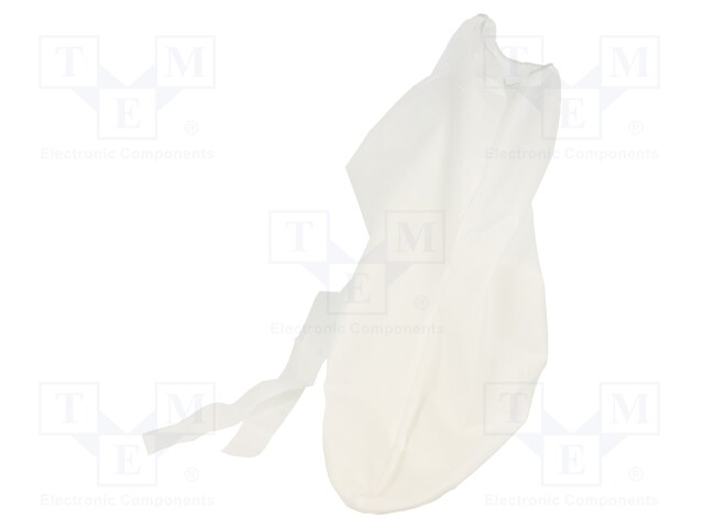 Overboot; white; laminate; Conform to: CE