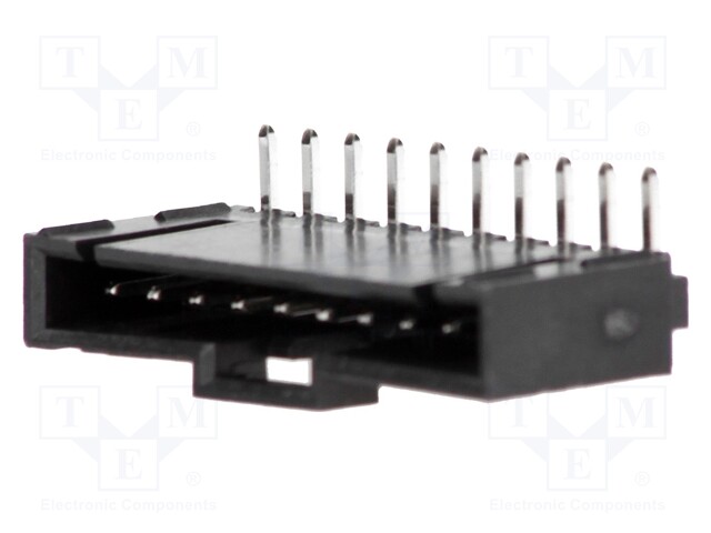 Socket; wire-board; male; SL; 2.54mm; PIN: 10; THT; tinned