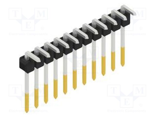 Connector: pin strips; pin header; male; PIN: 11; 2.54mm; THT; 1x11