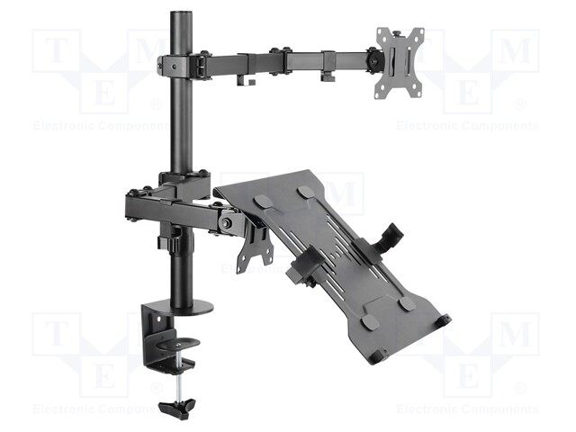 Monitor holder; 8kg; 10÷32"; Arm len: 399mm