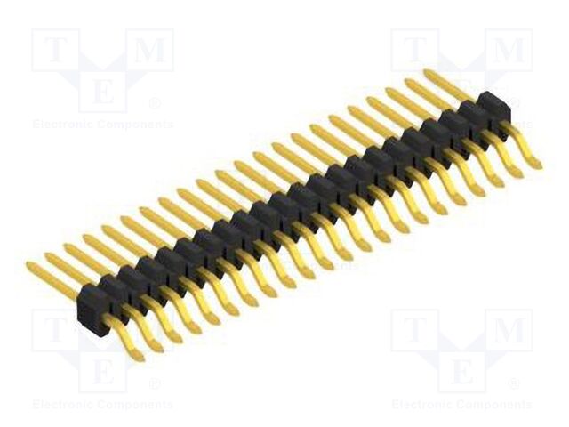 Connector: pin strips; pin header; male; PIN: 22; 1.27mm; SMT; 1x22