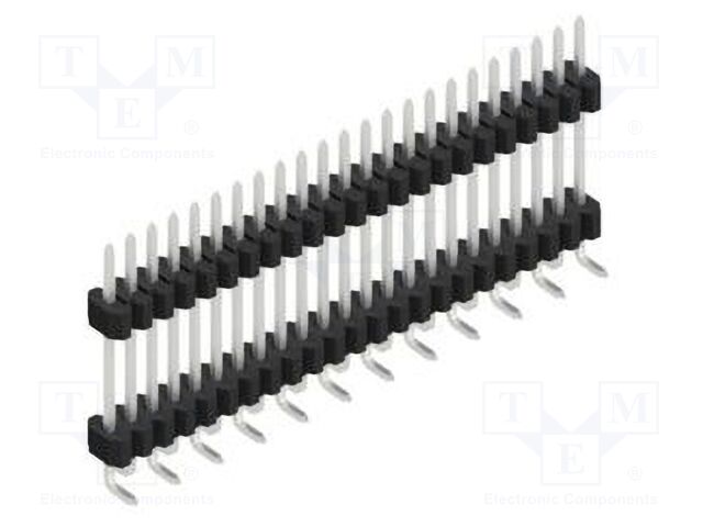 Connector: pin strips; pin header; male; PIN: 23; 1.27mm; SMT; 1x23