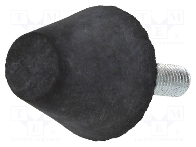 Vibroisolation foot; Ø: 20mm; Shore hardness: 40±5; 358N; 84N/mm