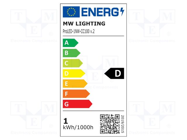 LED; white neutral; 4000K; 58lm; 175°; No.of diodes: 1; 11x16x26mm