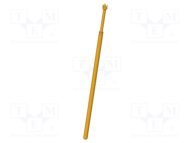 Needle-like test probe; Operational spring compression: 4.3mm