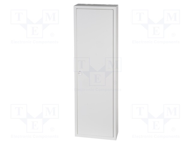 Enclosure: for modular components; IP30; light grey; steel; IK08
