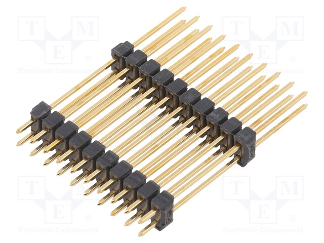 Pin header; pin strips; male; PIN: 20; straight; 2.54mm; THT; 2x10