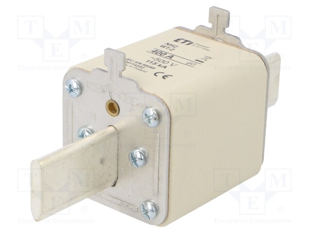 Fuse: fuse; gG; 400A; 500VAC; ceramic,industrial; NH2; WT-NH