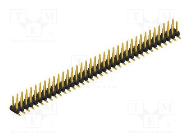 Connector: pin strips; pin header; male; PIN: 72; 2mm; SMT; 2x36