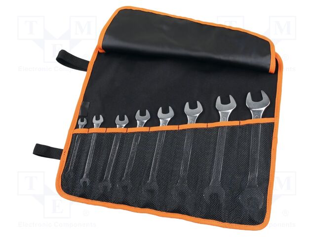 Wrench-set; double-sided,spanner; 8pcs.