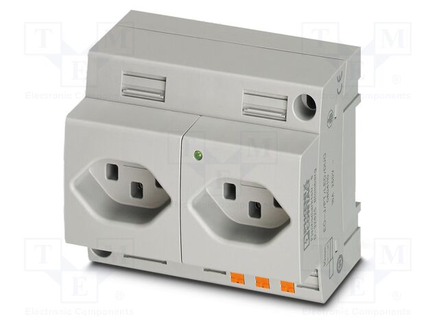 Connector: AC supply; socket; female; 16A; PIN: 3; push-in; 250VAC