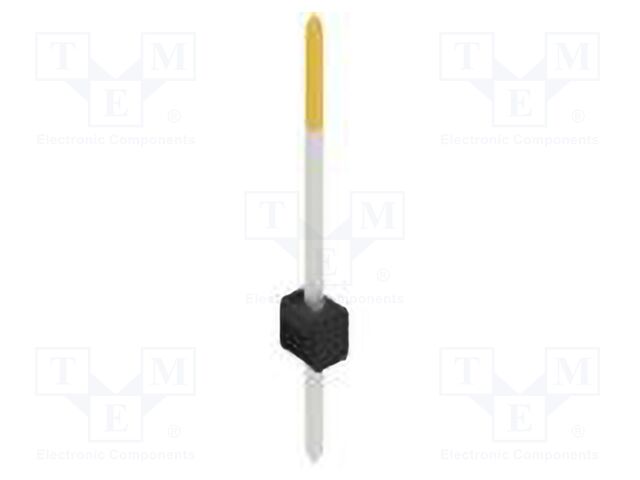 Connector: pin strips; pin header; male; PIN: 1; 2.54mm; THT; 1x1