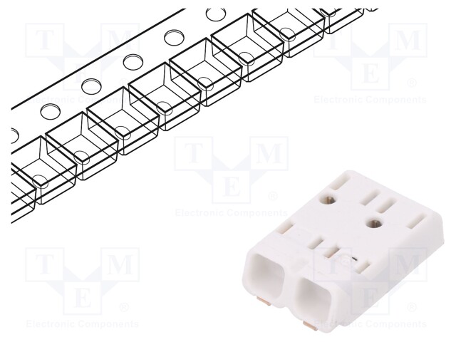 Connector: plug-in; MICROCON; 4mm; ways: 2; 0.2÷0.75mm2; 6A; SMT