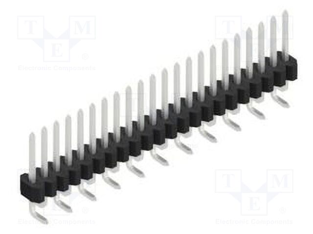Connector: pin strips; pin header; male; PIN: 22; 1.27mm; SMT; 1x22