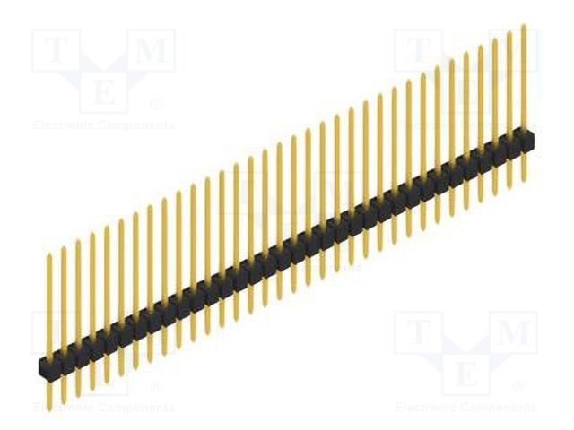 Connector: pin strips; pin header; male; PIN: 34; 2.54mm; THT; 1x34