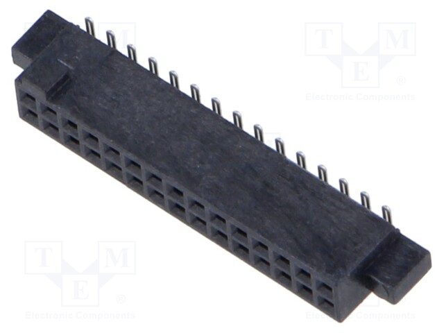 Connector: PCB to PCB; female; PIN: 30; 1.27mm; SFM; SMT; socket