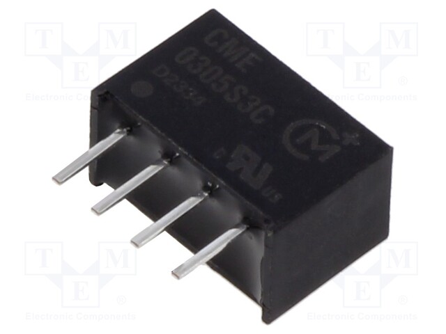 Converter: DC/DC; 0.75W; Uin: 2.97÷3.63V; Uout: 5VDC; Iout: 150mA