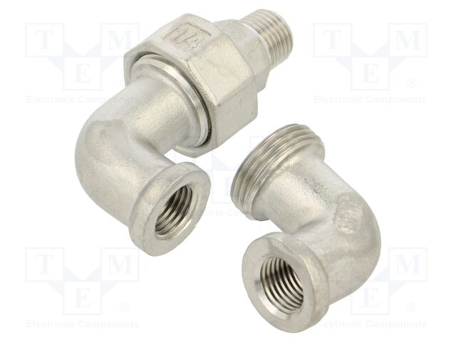 Double connector,male-female,conical; max.10.5bar; G316