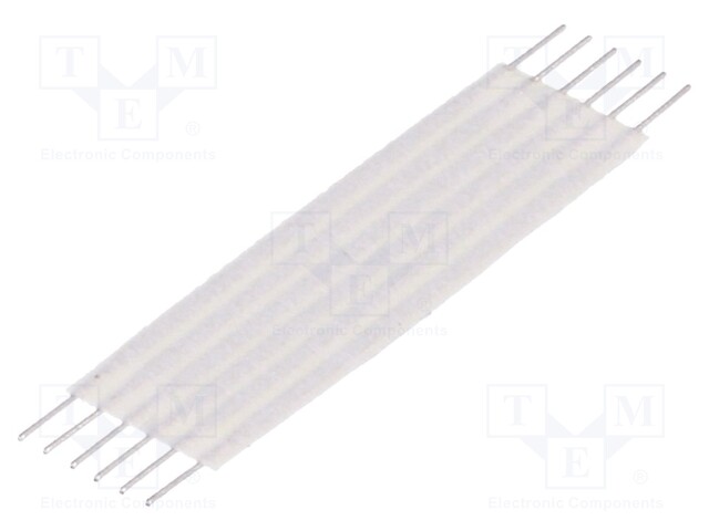 Connector: jumper cable; Cable ph: 1.27mm; L: 25.4mm; straight