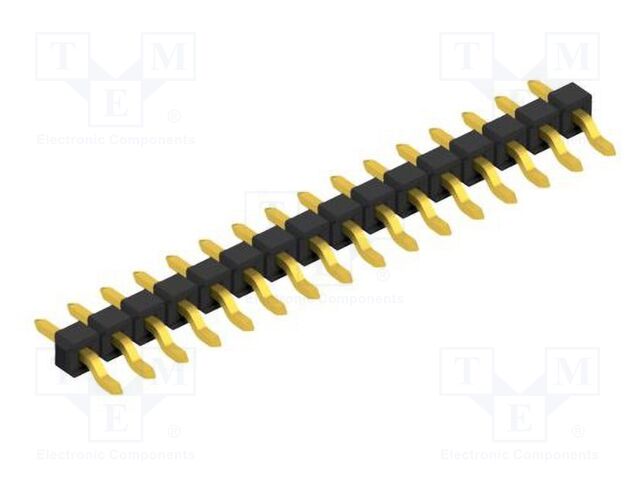 Connector: pin strips; pin header; male; PIN: 16; 2.54mm; SMT; 1x16