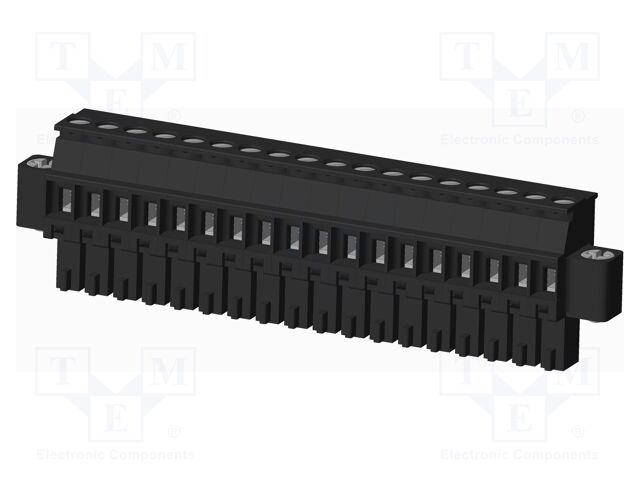 Connector: pluggable terminal block; plug; female; angled 90°