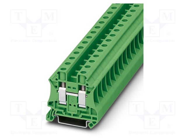 Splice terminal: rail; UT; PA; terminals: 2; W: 10.2mm; H: 47.7mm