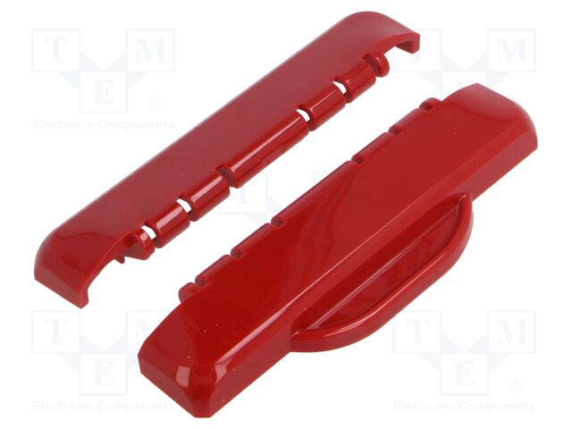 Hinge; ABS; BOCUBE; red; -25÷100°C; 2pcs.