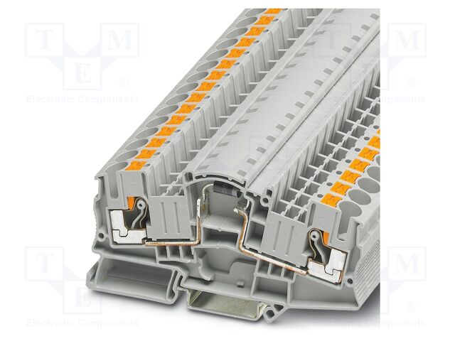 Splice terminal: rail; PA; L: 60.1mm; terminals: 2; W: 8.2mm