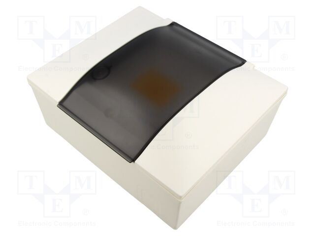 Enclosure: for modular components; IP40; plaster embedded; white