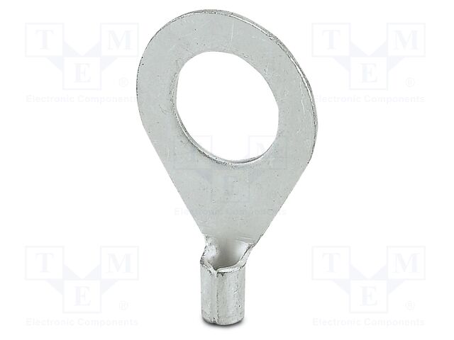 Non-insulated; Body: silver; Tip: ring