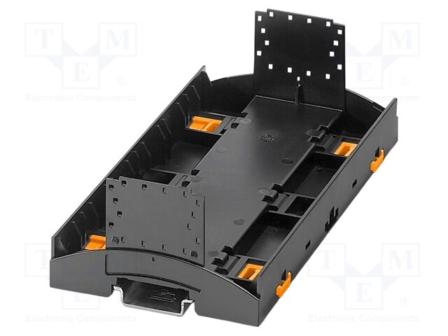 Enclosure base; with terminals; black; UL94V-0; BC 161,6