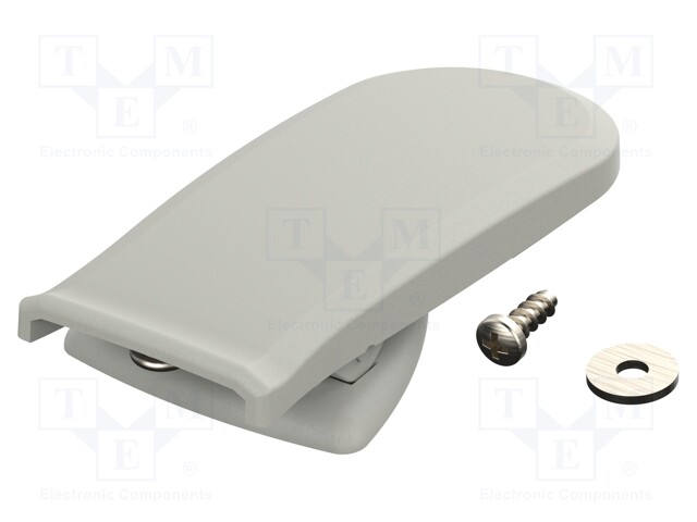 Clip; for enclosures; grey; Series: BOS-Streamline