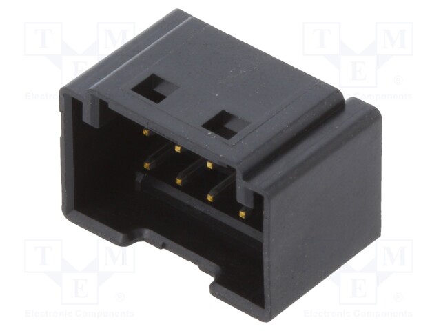 Socket; wire-board; male; DF51K; 2mm; PIN: 10; THT; on PCBs; 250V; 2A