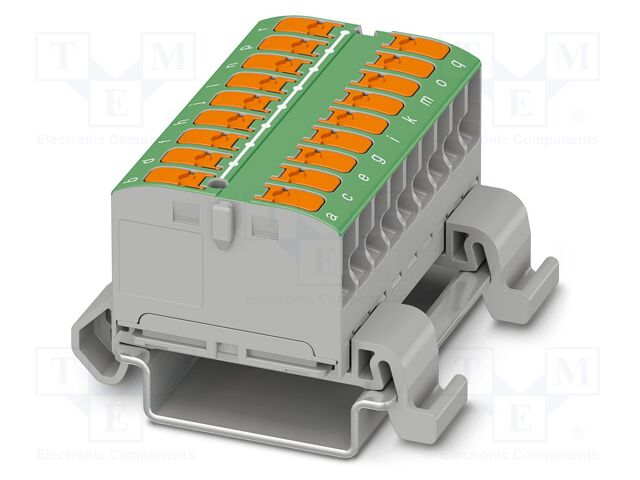 Splice terminal: rail; 24A; 690V; push-in; PA; L: 29.2mm; 0.14÷4mm2