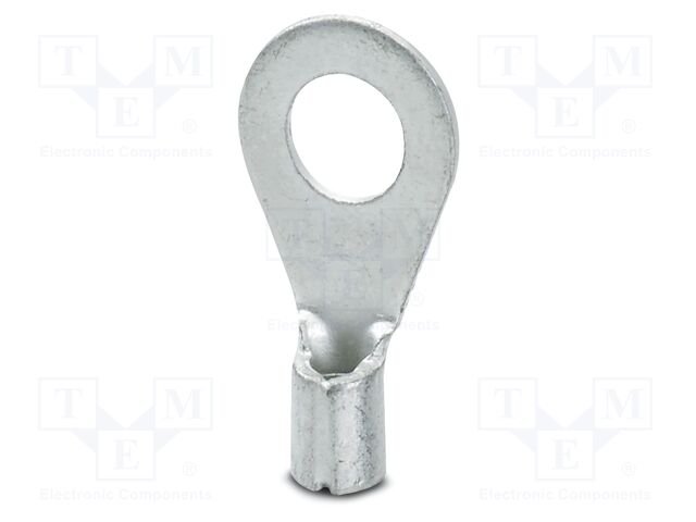 Non-insulated; Body: silver; Tip: ring
