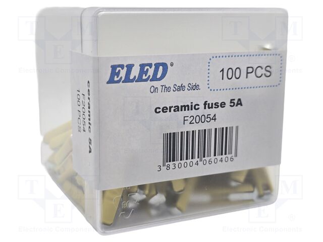 Fuse: fuse; 5A; 32VDC; ceramic,automotive; 6x25mm