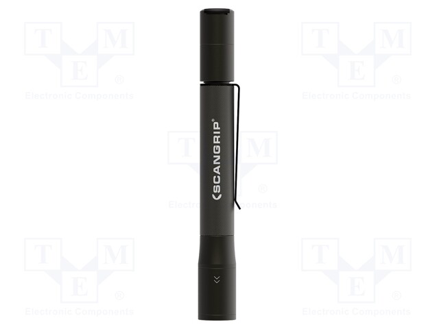 Torch: LED; 169mm; 150/300lm; IP54; 6000K; 10÷60°C