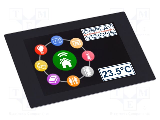 Display: TFT; 3.5"; 480x320; Illumin: LED; Dim: 100x65x12mm